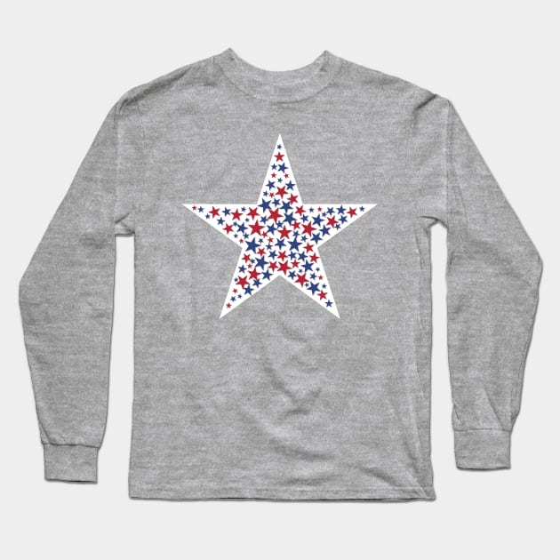 American Star 4-th July USA Long Sleeve T-Shirt by NuttyShirt